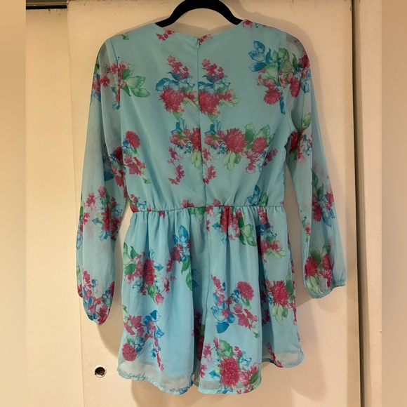 FLORAL ROMPER - Picture 2 of 3